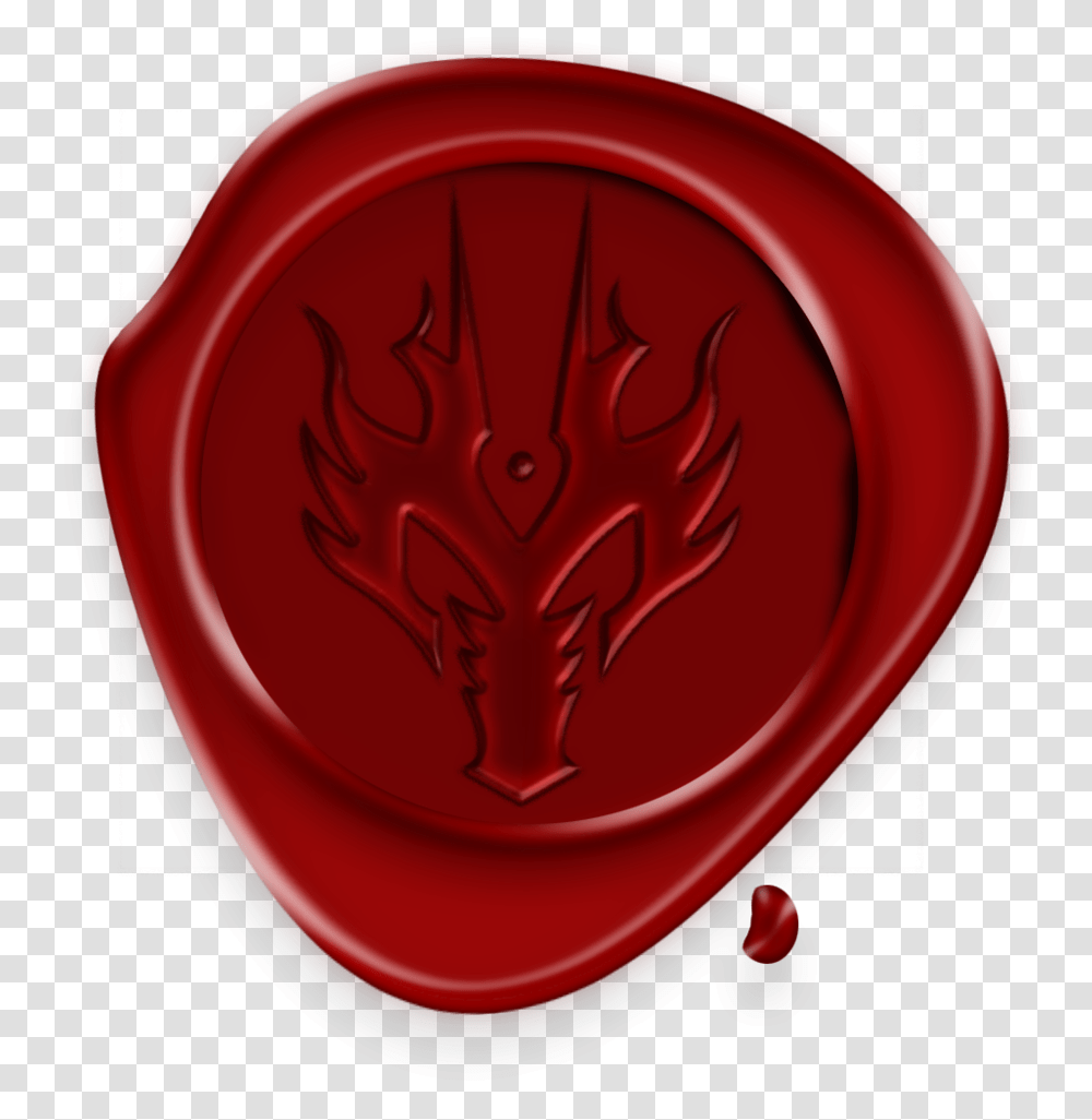 Old Wax Seal, Maroon Transparent Png