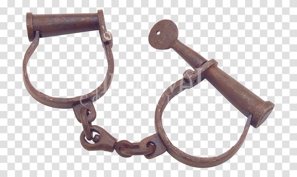 Old West Antique Handcuffs Old West Handcuffs, Cross, Axe, Tool Transparent Png