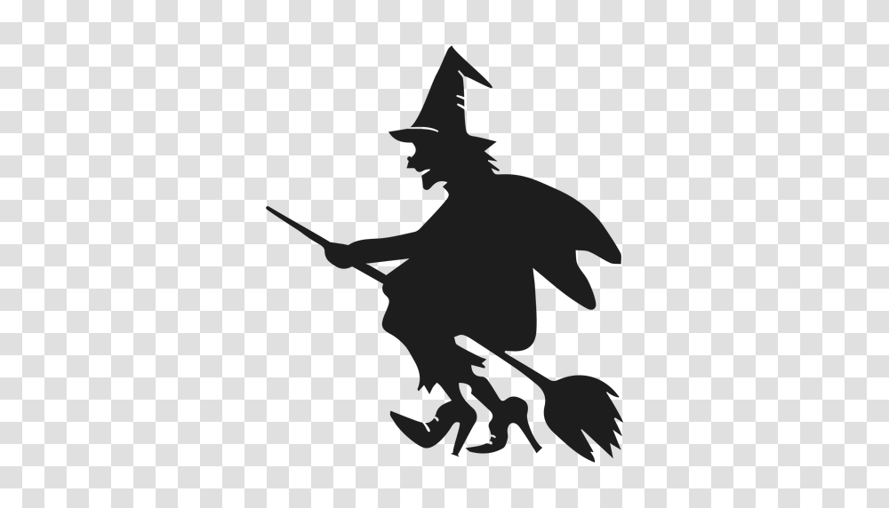 Old Witch Silhouette, Person, Ninja, Emblem Transparent Png