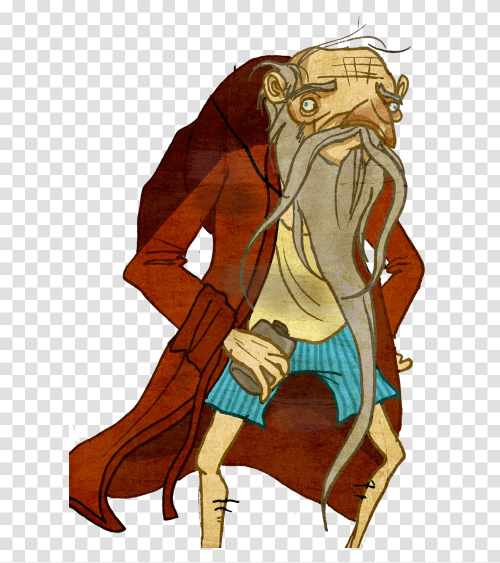 Old Wizard Download Old Wizard, Person, Modern Art, Painting Transparent Png
