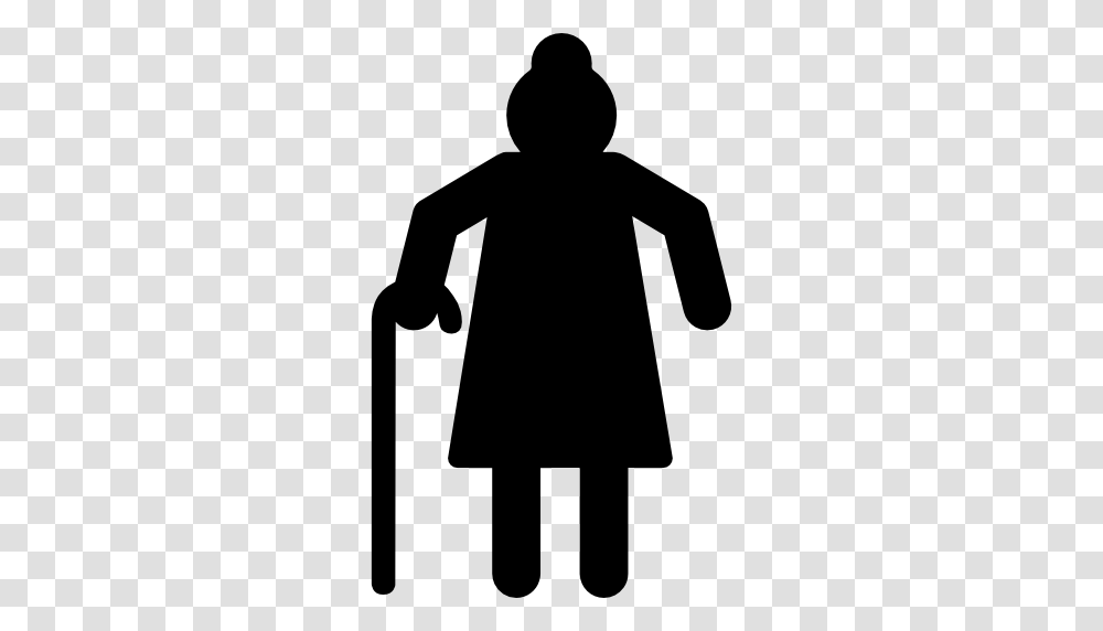 Old Woman Black And White Old Woman Black, Gray, World Of Warcraft Transparent Png