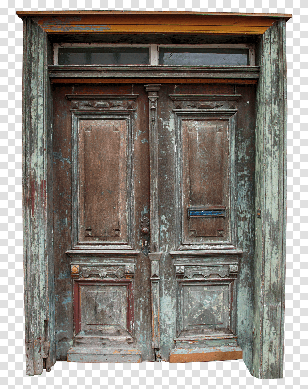 Old Wood Door, Furniture, Outdoors, Cupboard, Closet Transparent Png