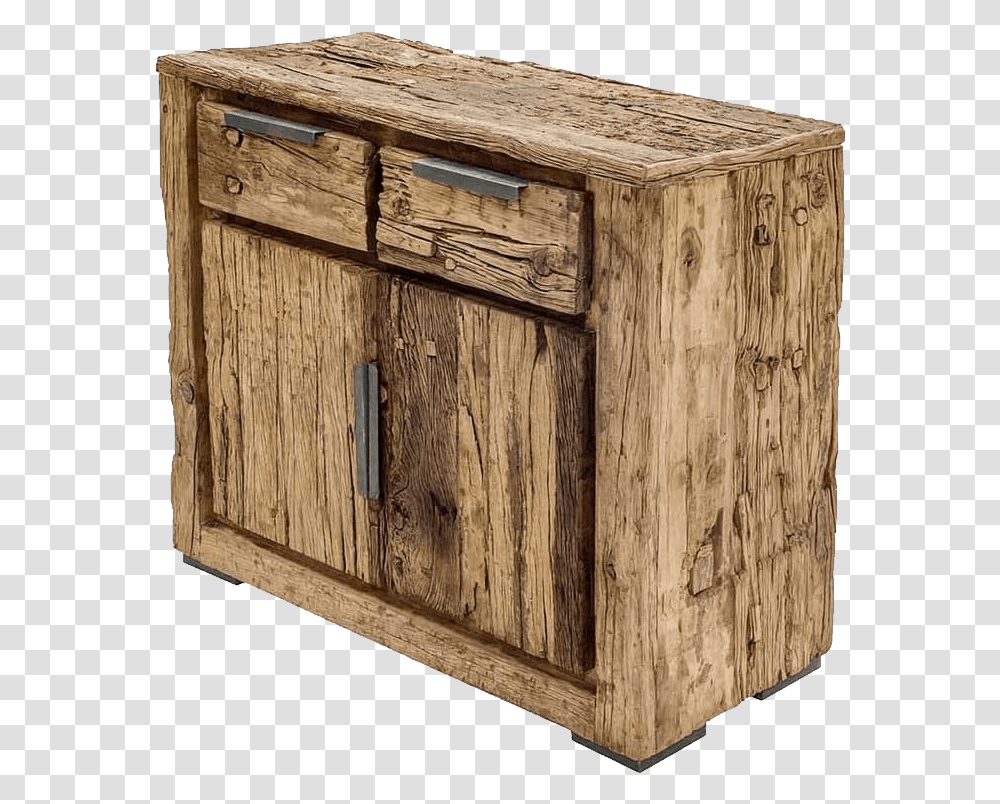 Old Wood Products, Furniture, Sideboard, Mailbox, Letterbox Transparent Png