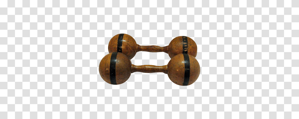 Old Wooden Dumbbells, Smoke Pipe, Maraca, Musical Instrument Transparent Png