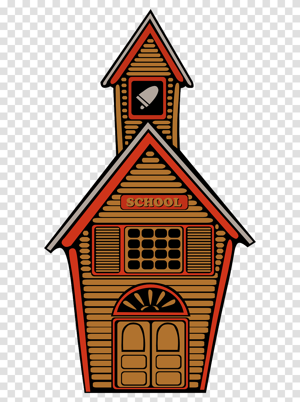 Old Wooden House Old School Clipart, Metropolis, Urban, Building Transparent Png