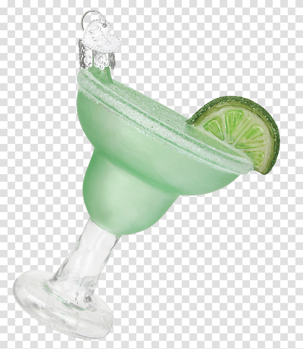 Old World Christmas Margarita Glass Blown Ornament, Cocktail, Alcohol, Beverage, Drink Transparent Png