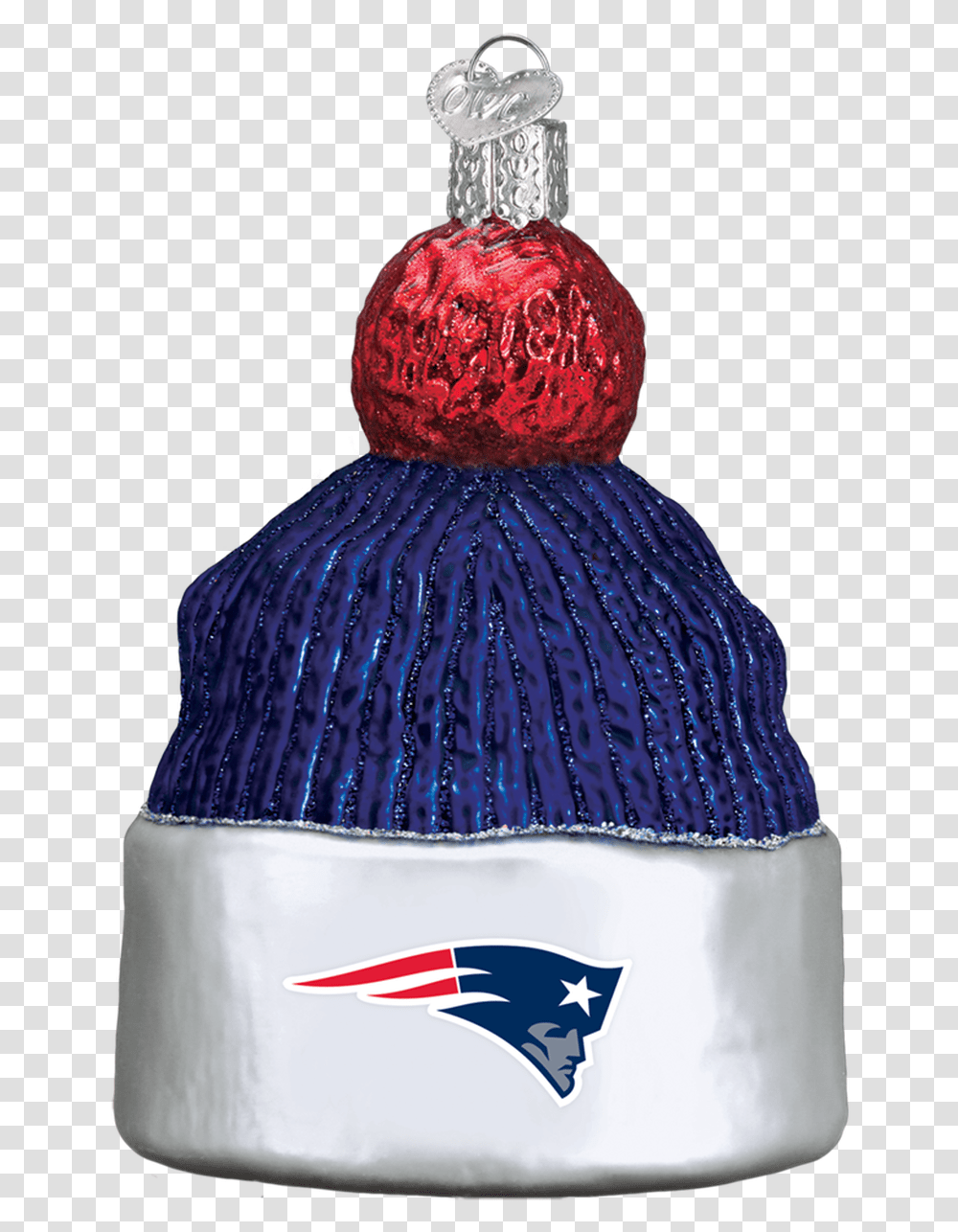 Old World Christmas New England Patriots Beanie Ornament New England Patriots Ornaments, Clothing, Apparel, Hat, Cap Transparent Png