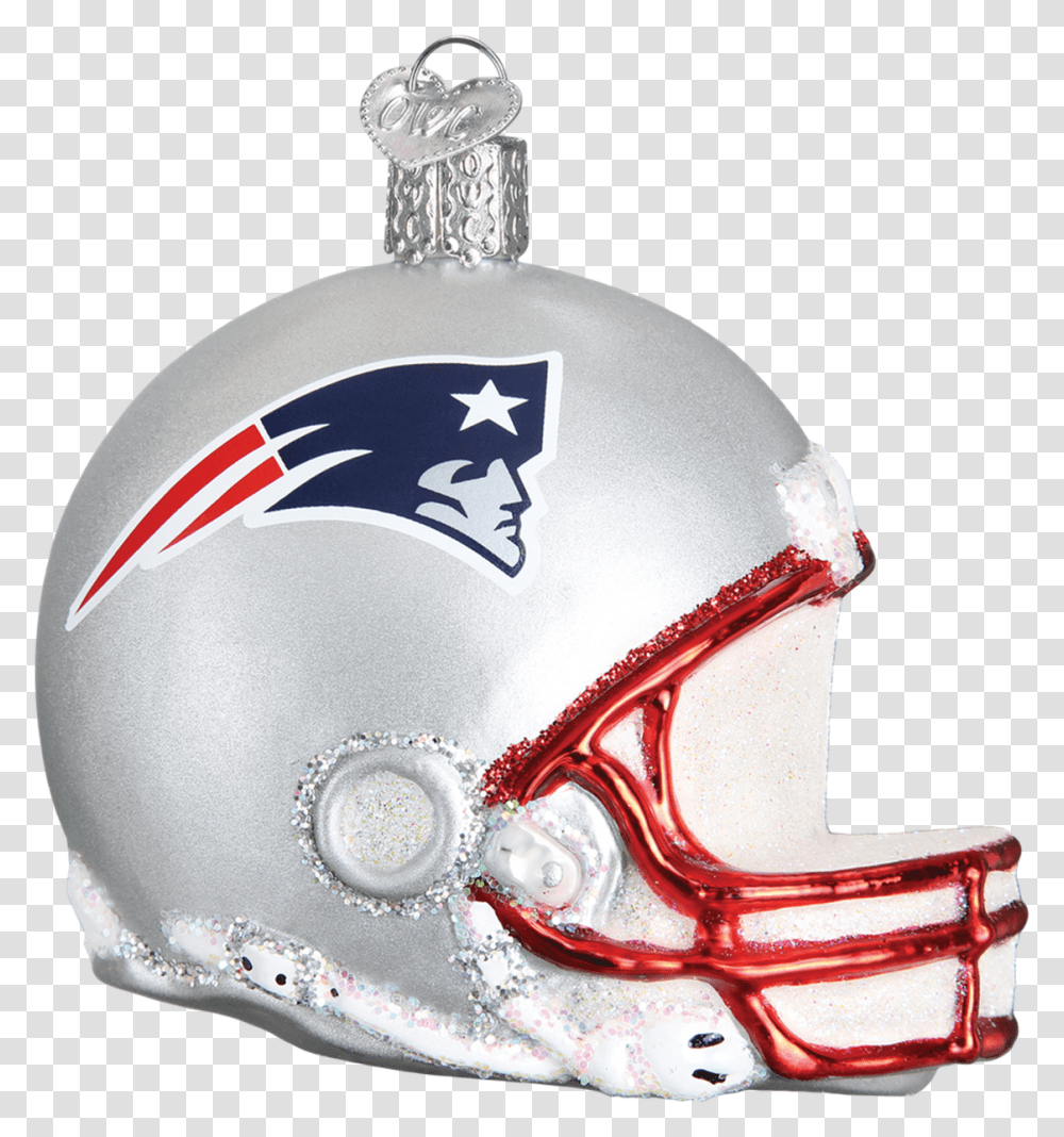 Old World Christmas New England Patriots Christmas, Apparel, Helmet, Crash Helmet Transparent Png