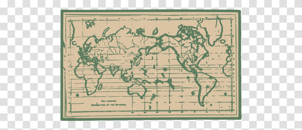 Old World Map Via Degli Artigiani Firenze, Diagram, Plot, Atlas, Rug Transparent Png