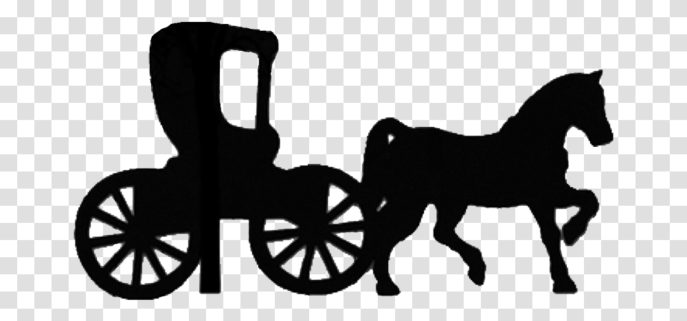 Olde Towne Carriage House Horse And Buggy Clip Art, Vehicle, Transportation, Mammal, Animal Transparent Png