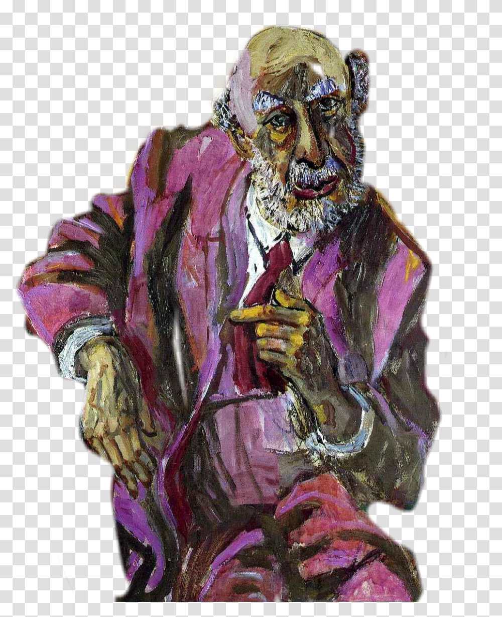 Oldman Grandpa Purple Sticker Man Male Gentleman Otto Dix Fritz Perls, Person, Festival, Crowd, Performer Transparent Png
