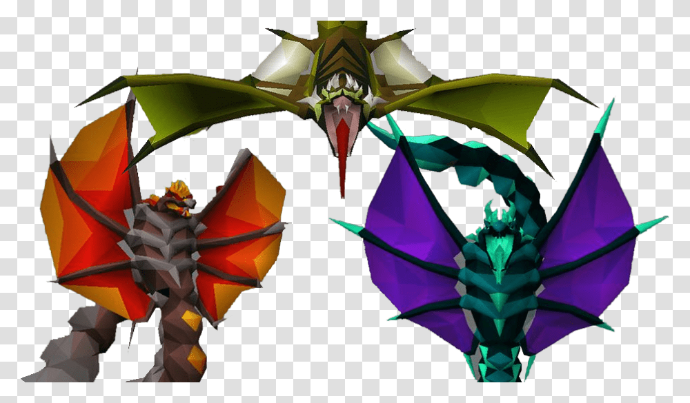 Oldschool Runescape Zulrah, Dragon, Tent, Toy, Kite Transparent Png