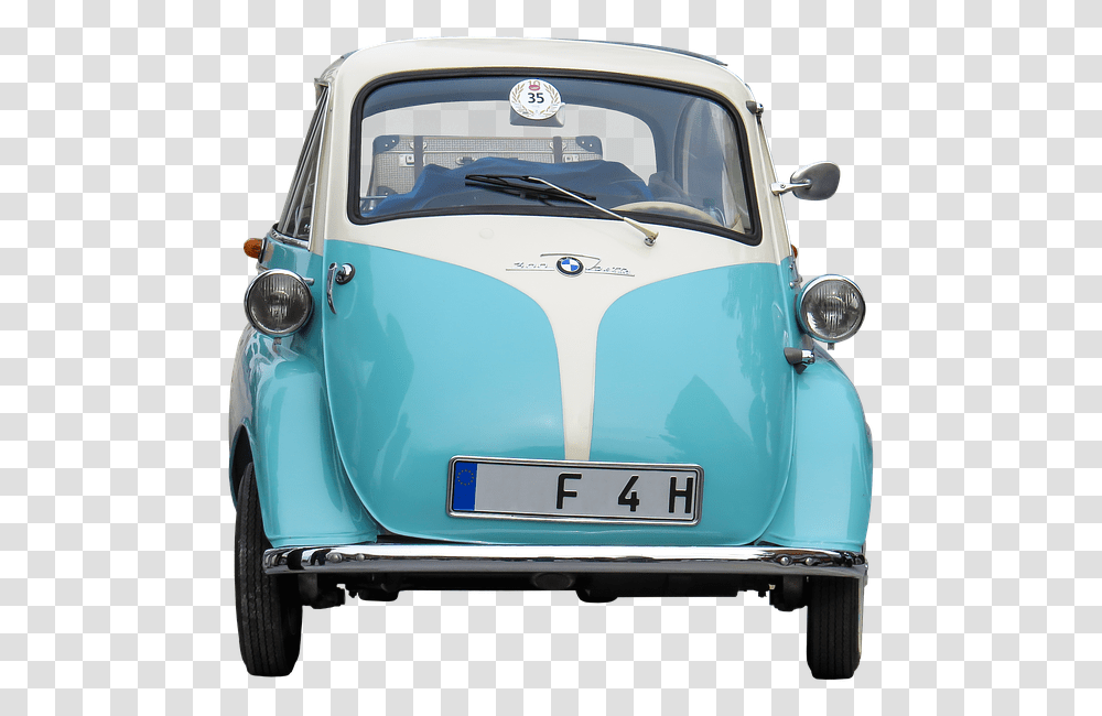 Oldtimer Bmw Isetta Isolated Classic Rarity Bmw Isetta, Car, Vehicle, Transportation, Automobile Transparent Png