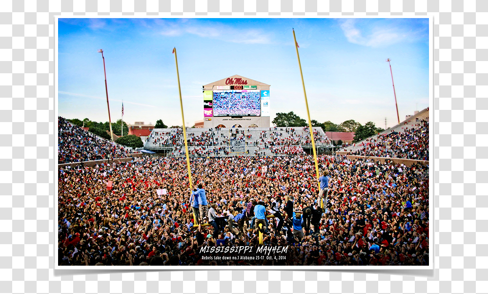 Ole Miss Rebels University Of Mississippi, Person, Crowd, Building, Audience Transparent Png