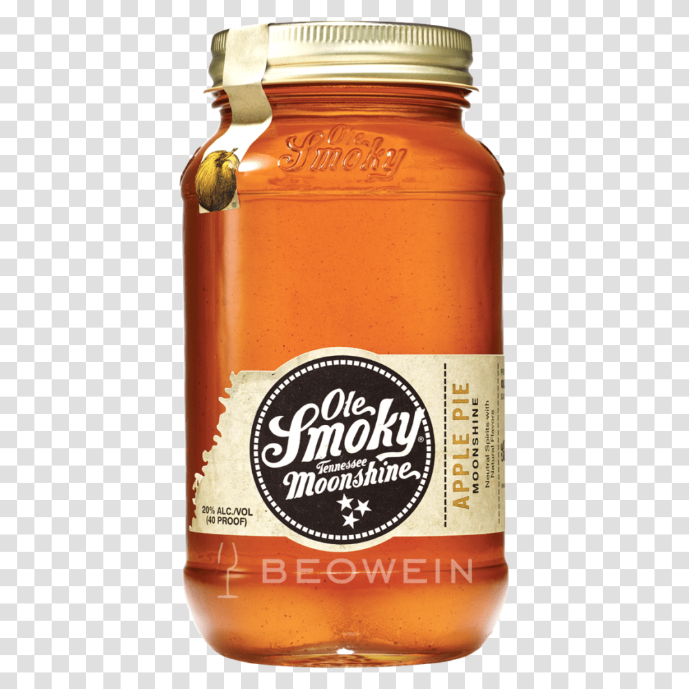 Ole Smoky Apple Pie Moonshine L, Ketchup, Food, Honey, Beer Transparent Png