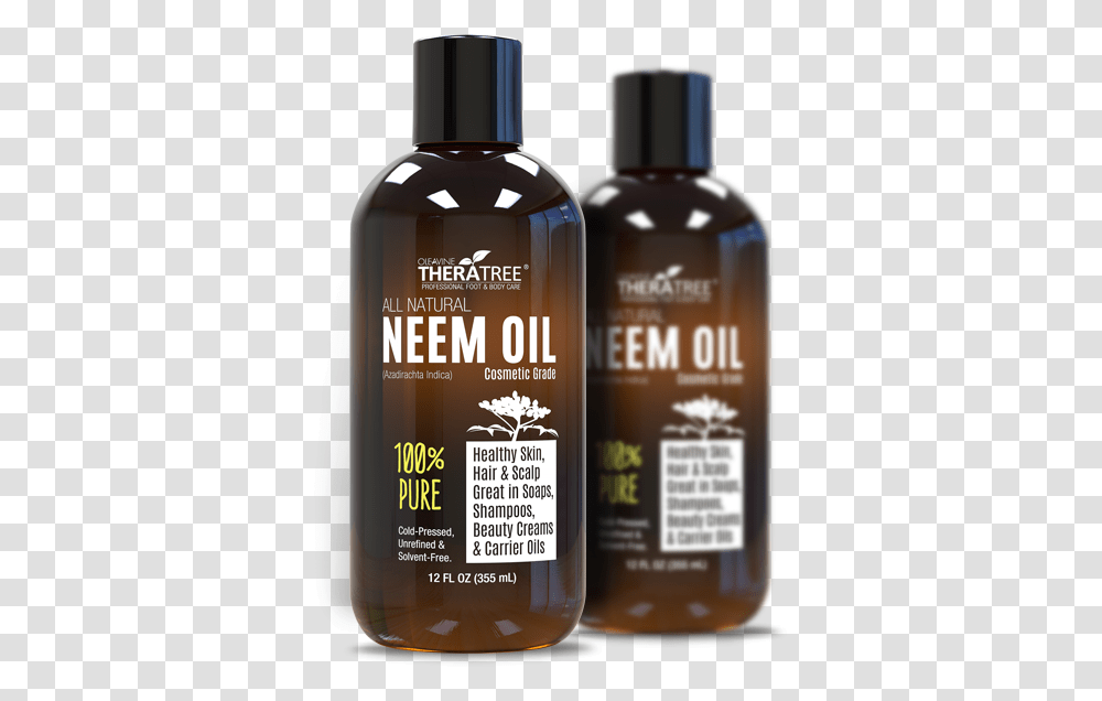 Oleavine Theratree Neem Oil All Natural Neem Oil, Bottle, Shampoo, Tin, Can Transparent Png