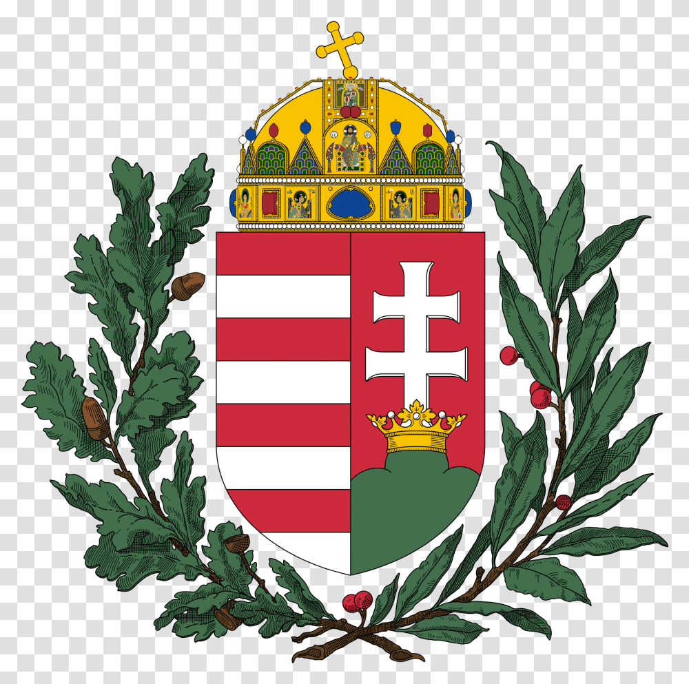 Olive Branch Crest Hungary Coat Of Arms, Armor, Shield Transparent Png