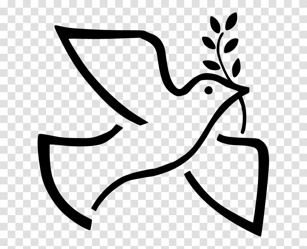 Olive Branch Doves As Symbols Peace Symbols Computer Icons Free, Gray Transparent Png