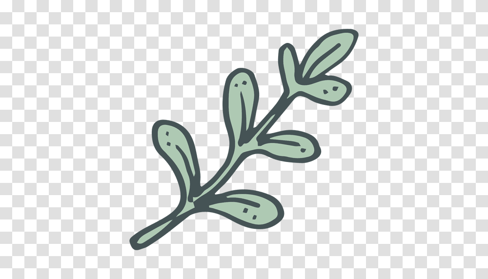 Olive Branch Hand Drawn Cartoon Icon, Plant, Drawing, Flower, Doodle Transparent Png