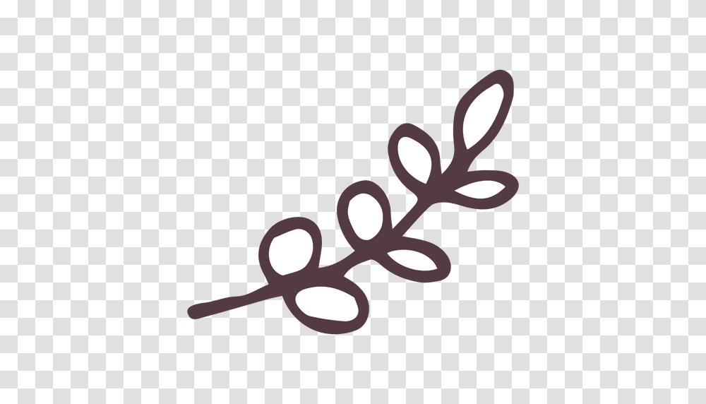 Olive Branch Hand Drawn Icon, Green, Scissors, Plant, Label Transparent Png