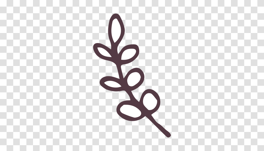 Olive Branch Hand Drawn Icon Illustration, Green, Plant Transparent Png
