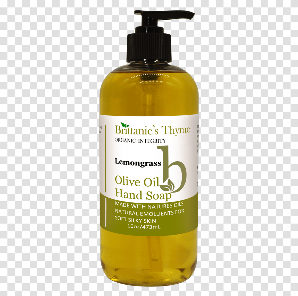 Olive Oil Hand Soap Lemongrass Bottle, Beer, Alcohol, Beverage, Label Transparent Png