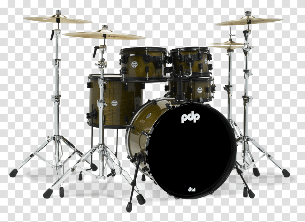 Olive Stain Lacquer With Black Hardware Pdp Limited Edition Olive, Drum, Percussion, Musical Instrument Transparent Png