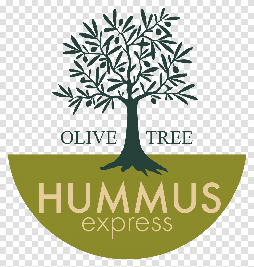 Olive Tree Logo By Donta Leannon Olive Tree In A Logo, Plant, Root, Poster, Advertisement Transparent Png