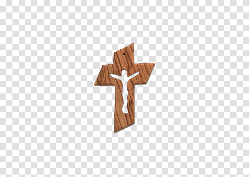 Olive Wood Cut Out Crucifix, Cross Transparent Png