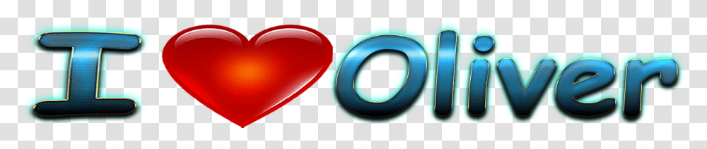Oliver Love Name Heart Design Heart, Frisbee, Toy, Bowl, Pottery Transparent Png