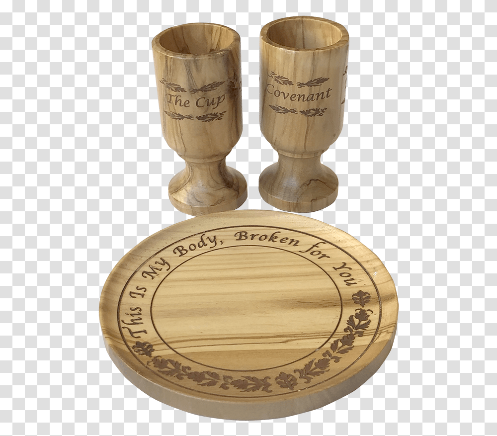 Olivewood Communion Set Wood, Trophy, Gold, Gold Medal, Cork Transparent Png