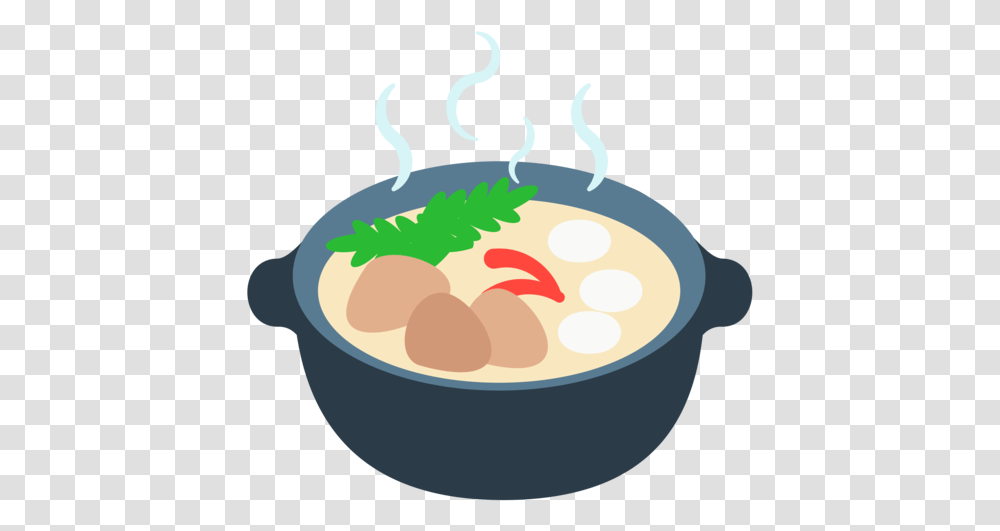 Olla De Comida Emoji, Bowl, Meal, Food, Dish Transparent Png