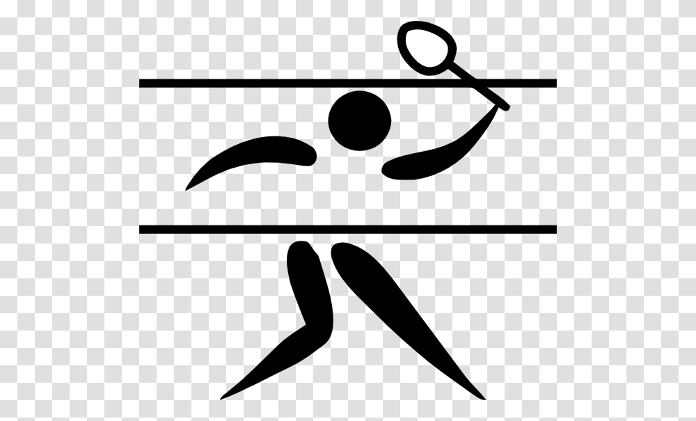 Olympic Badminton Logo Clip Art, Stencil, Label, Person Transparent Png