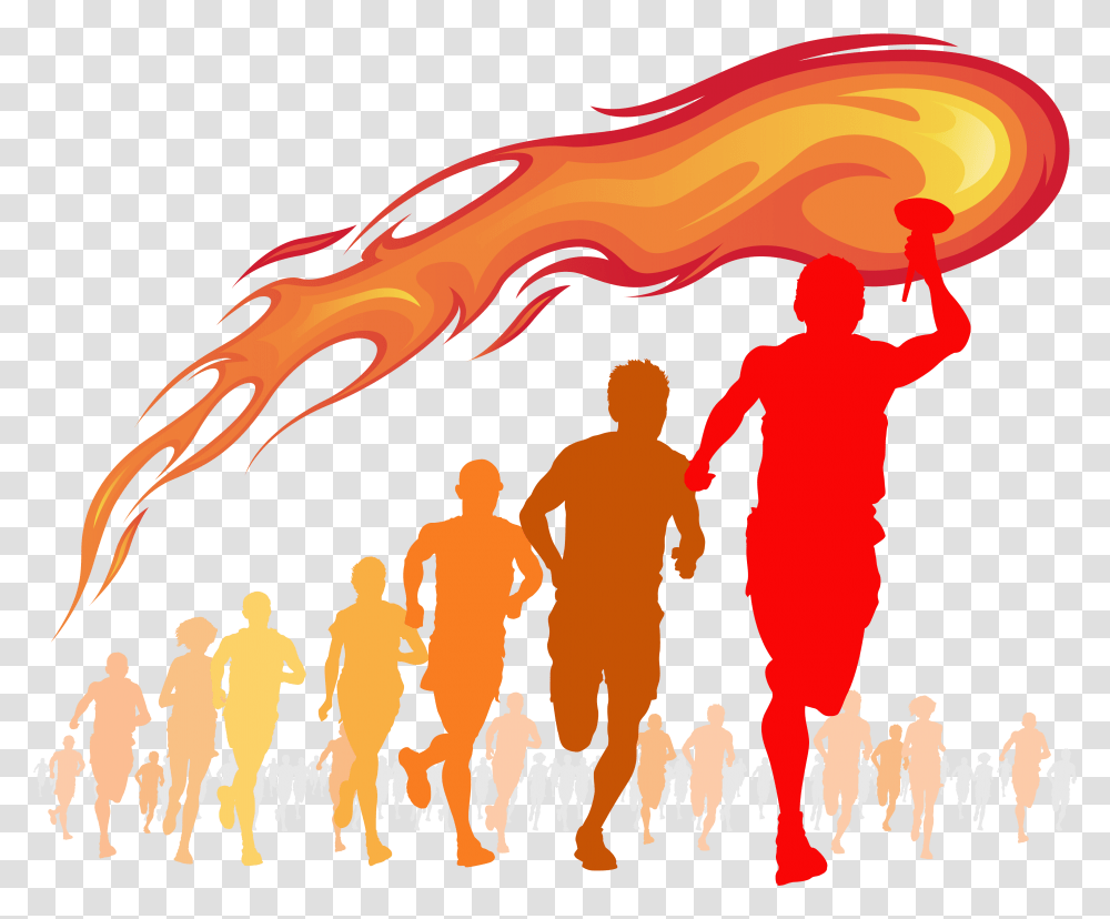 Olympic Clipart Olympic Torch Olympic Torch, Person, Human, People, Chess Transparent Png