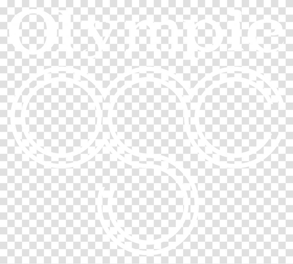 Olympic Logo Black And White Poster Poster, Alphabet, Word, Label Transparent Png