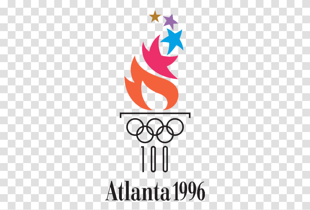 Olympic Logos And Symbols From 1924 To 2022 Colorlib Olympic Games Of 1996, Poster, Advertisement, Fire, Flame Transparent Png