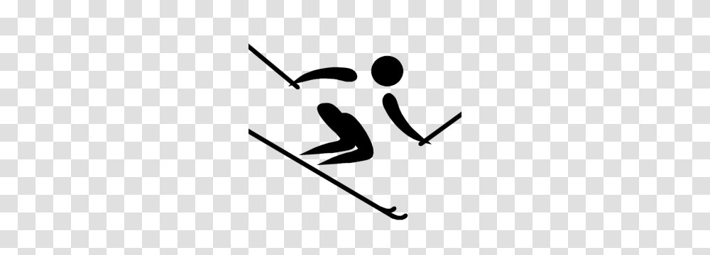 Olympic Pictogram Alpine Skiing, Gray, World Of Warcraft Transparent Png