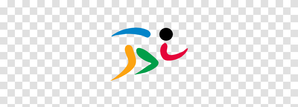 Olympic Pictogram Athletics Colored, Logo, Trademark Transparent Png