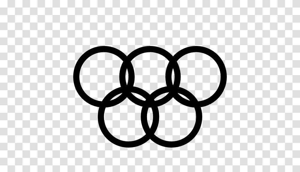 Olympic Rings, Logo, Trademark, Stencil Transparent Png