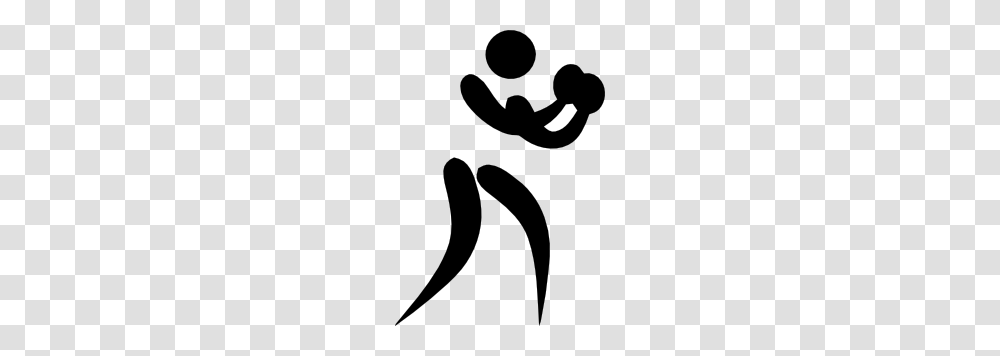 Olympic Sports Boxing Pictogram Clip Art Kuvis Box, Stencil, Soccer Ball, Football, Team Sport Transparent Png