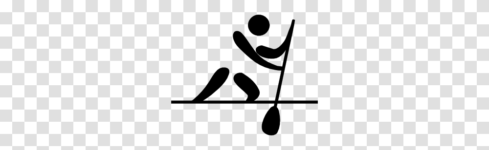 Olympic Sports Canoeing Flatwater Pictogram Clip Art, Stencil, Silhouette Transparent Png