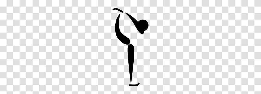 Olympic Sports Figure Skating Pictogram Clip Art, Bow, Footprint, Stencil Transparent Png