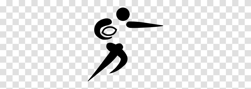 Olympic Sports Rugby Union Pictogram Clip Art Recreational, Stencil, Silhouette Transparent Png