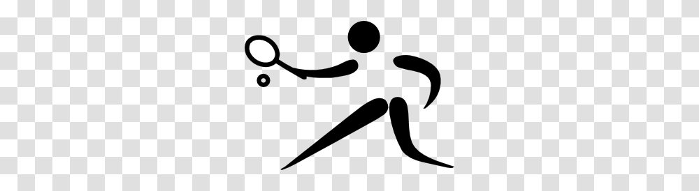 Olympic Sports Tennis Pictogram Clip Art Free Vector, Stencil, Soccer Ball, Hammer Transparent Png