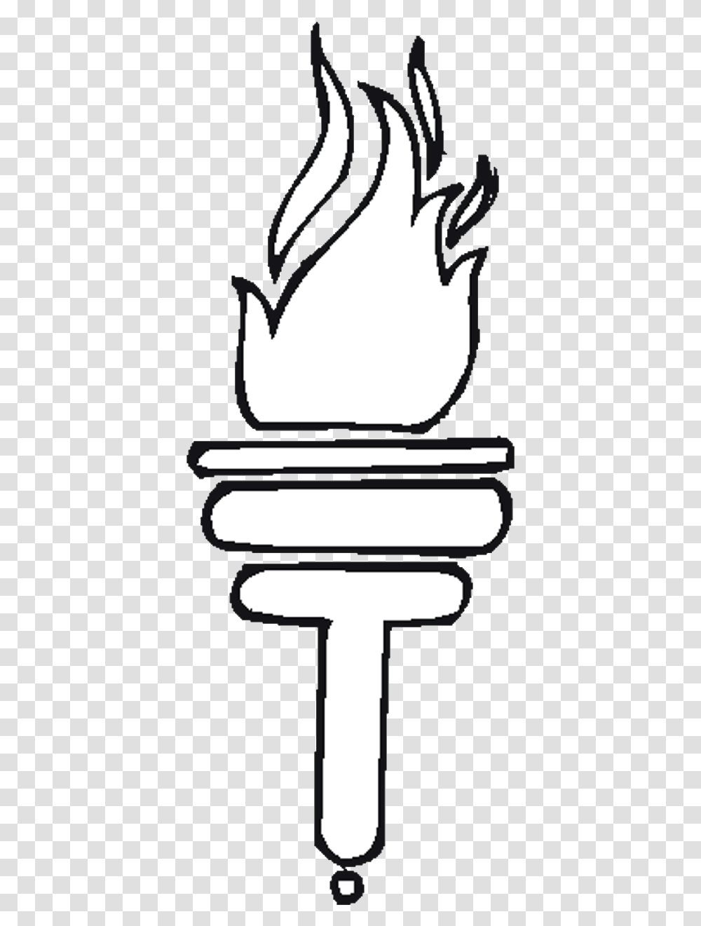 Olympic Torch Coloring Pages Olympic Torch Colour, Horn, Brass Section, Musical Instrument, Bugle Transparent Png