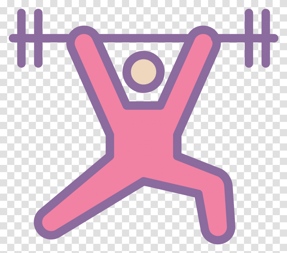 Olympic Weightlifting Clipart Language, Symbol, Tool, Knitting Transparent Png