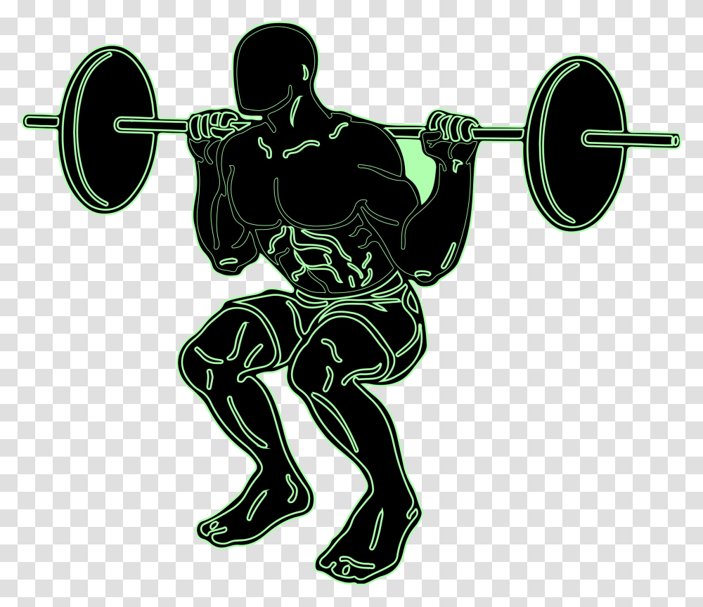 Olympic Weightlifting Squat Weight Training Clip Art Squat, Horn, Brass Section, Musical Instrument, Bugle Transparent Png