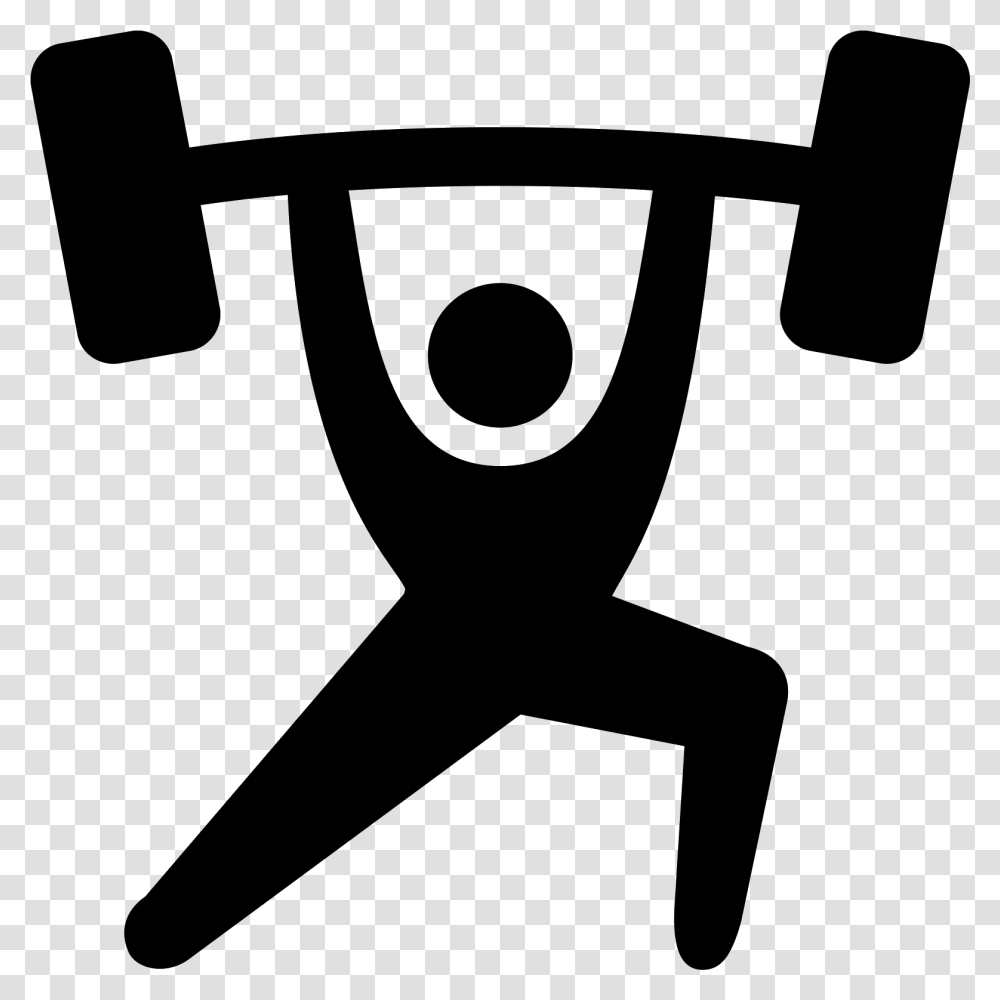 Olympic Weightlifting Weight Training Computer Icons Weightlifting Icon, Gray Transparent Png
