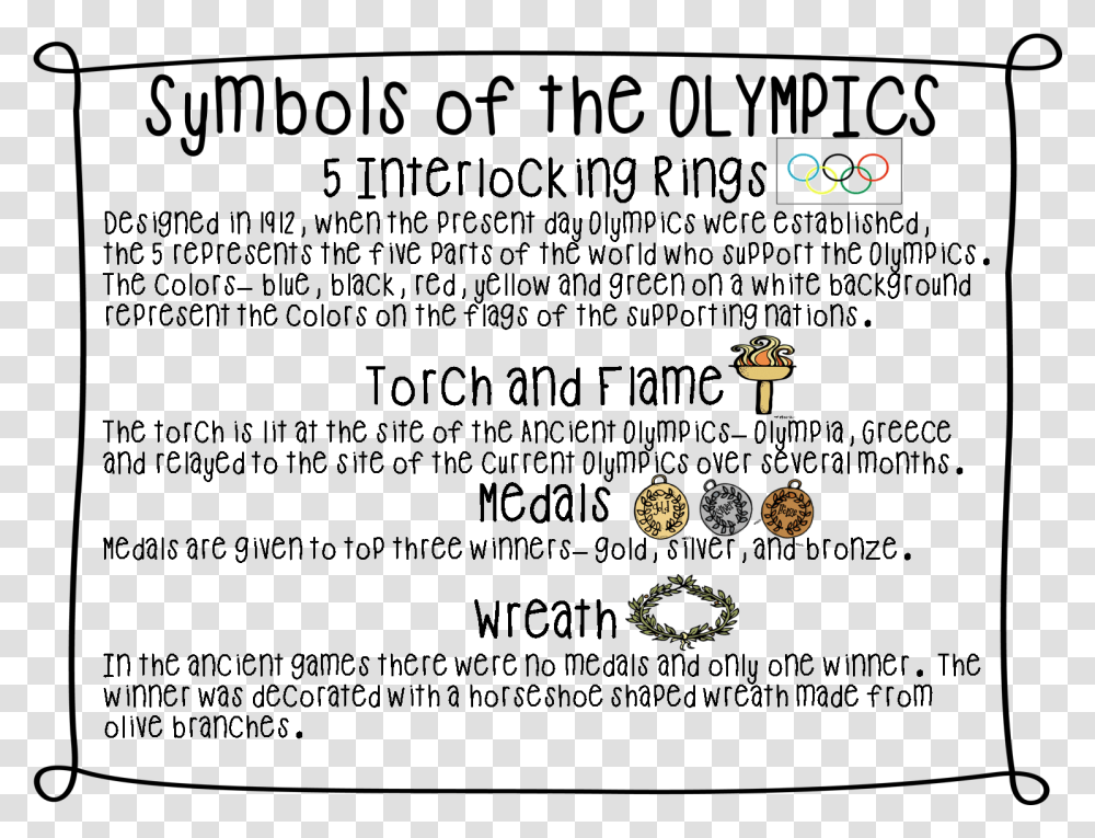 Olympics Anchor Chart, Logo, Trademark, Accessories Transparent Png