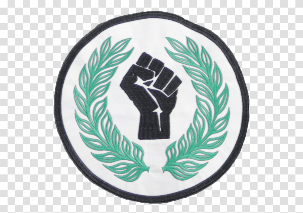 Olympics Black Power Salute Patch Punch Line For Equality And Peace, Hand, Fist, Rug Transparent Png